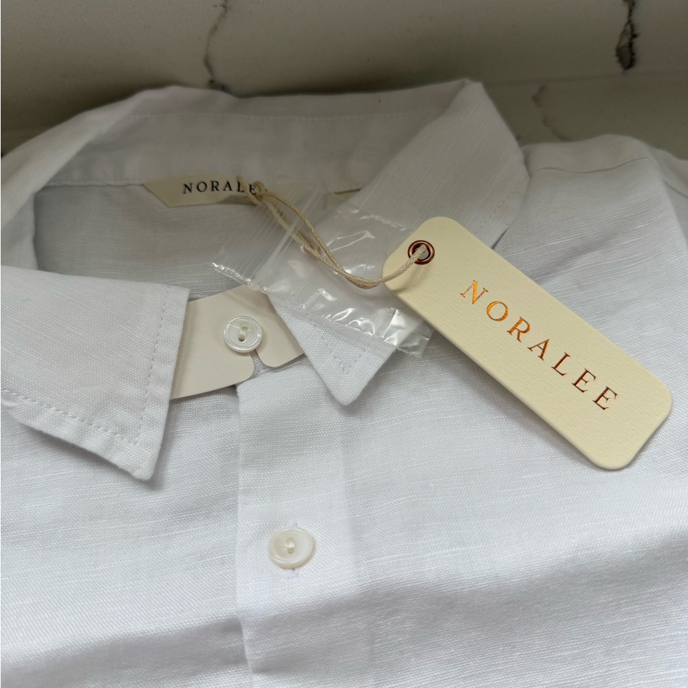 Noralee boys linen button up